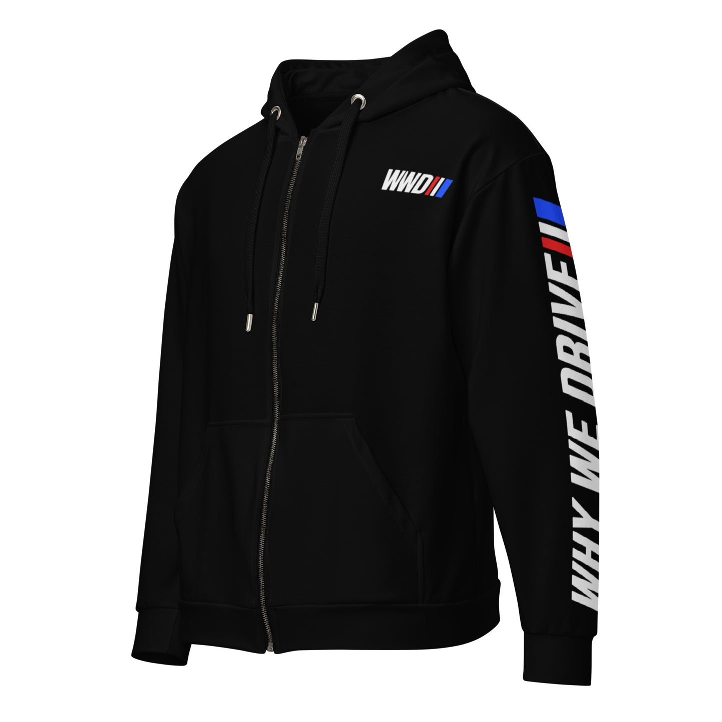 RIDE MORE STRESS LESS Unisex zip hoodie